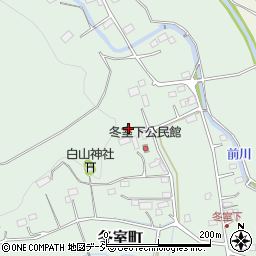 栃木県宇都宮市冬室町548周辺の地図