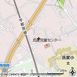 栃木県さくら市馬場94周辺の地図