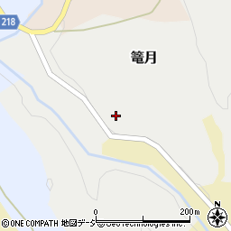 石川県河北郡津幡町篭月周辺の地図