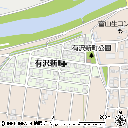 富山県富山市有沢新町26周辺の地図
