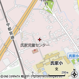 栃木県さくら市馬場90周辺の地図
