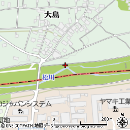 下松川橋周辺の地図