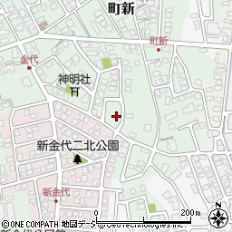 富山県富山市町新257-9周辺の地図