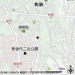 富山県富山市町新257周辺の地図