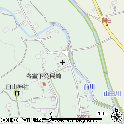 栃木県宇都宮市冬室町554周辺の地図