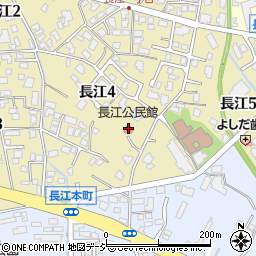 長江公民館周辺の地図