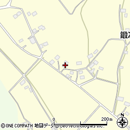 栃木県さくら市鍛冶ケ澤196周辺の地図