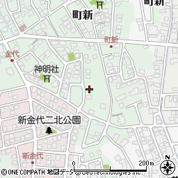 富山県富山市町新257-13周辺の地図