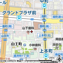 オンディーヌ富山店周辺の地図