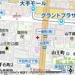 富山県富山市一番町5周辺の地図
