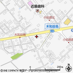 栃木銀行大沢支店周辺の地図
