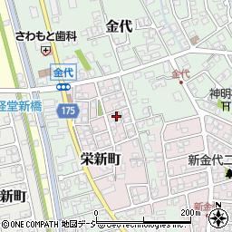 富山県富山市栄新町34周辺の地図