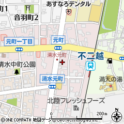 富山県富山市清水元町2周辺の地図