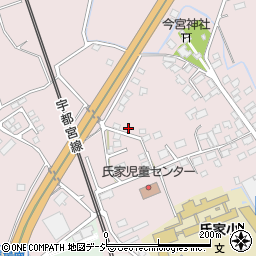 栃木県さくら市馬場91周辺の地図