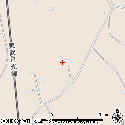 栃木県日光市明神1660-4周辺の地図