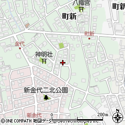 富山県富山市町新257-1周辺の地図