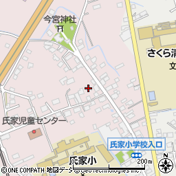 栃木県さくら市馬場84周辺の地図