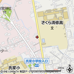 栃木県さくら市馬場5周辺の地図