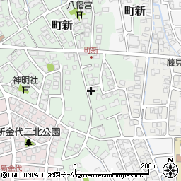 富山県富山市町新216周辺の地図