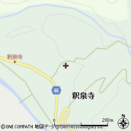 富山県中新川郡上市町釈泉寺120周辺の地図