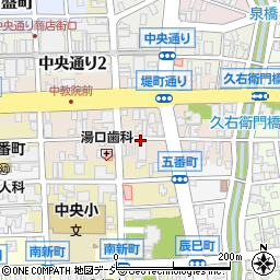 富山県富山市室町通り周辺の地図