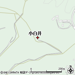 栃木県那須烏山市小白井周辺の地図