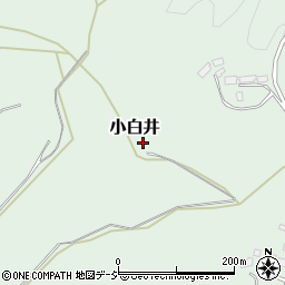 栃木県那須烏山市小白井周辺の地図