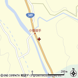 茨城県常陸太田市小菅町25周辺の地図