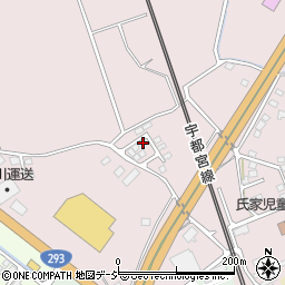 栃木県さくら市馬場165周辺の地図