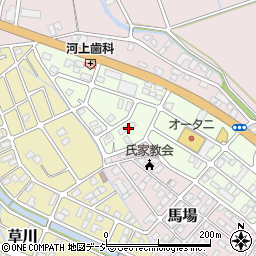 栃木県さくら市北草川1丁目6周辺の地図