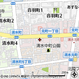富山清水郵便局 ＡＴＭ周辺の地図