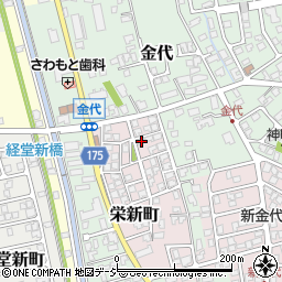 富山県富山市栄新町17周辺の地図
