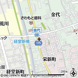 富山県富山市栄新町1周辺の地図