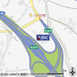 栃木県道路公社大沢料金所周辺の地図
