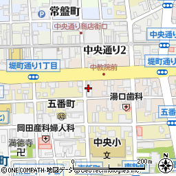 富山信用金庫周辺の地図