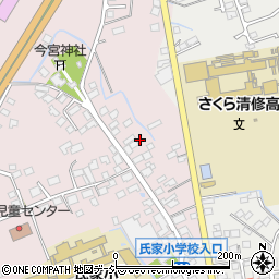 栃木県さくら市馬場11周辺の地図