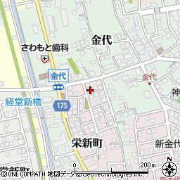 富山県富山市栄新町10周辺の地図