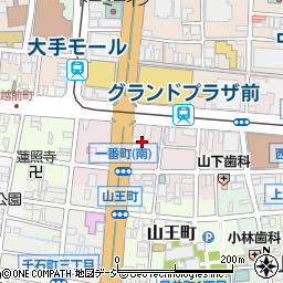 富山県富山市一番町3周辺の地図