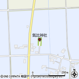 氣比神社周辺の地図