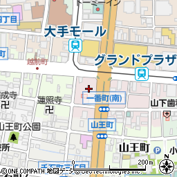 富山県富山市一番町4周辺の地図