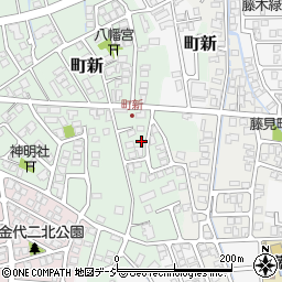 富山県富山市町新190周辺の地図
