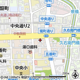 金井家具店周辺の地図