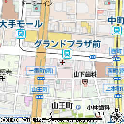 北日本地所ビル周辺の地図