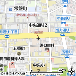 名鉄協商富山堤町通り第２駐車場周辺の地図