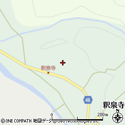 富山県中新川郡上市町釈泉寺73周辺の地図