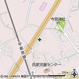 栃木県さくら市馬場73周辺の地図