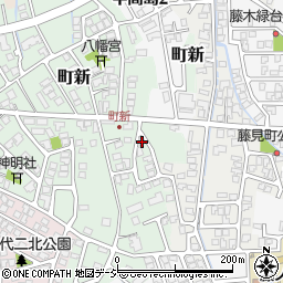 富山県富山市町新186周辺の地図