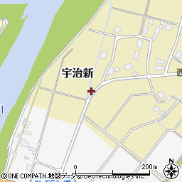 富山県小矢部市宇治新243周辺の地図