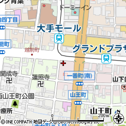 富山県富山市一番町4-2周辺の地図