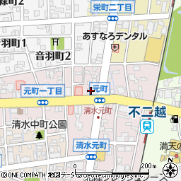 富山信用金庫元町支店周辺の地図